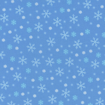 Snowflake A-1462-LB by Andover Fabrics, Image