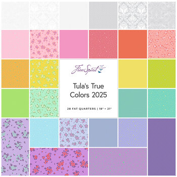 Tula's True Colors 2025  28 FQ Set by Tula Pink for FreeSpirit Fabrics, Image