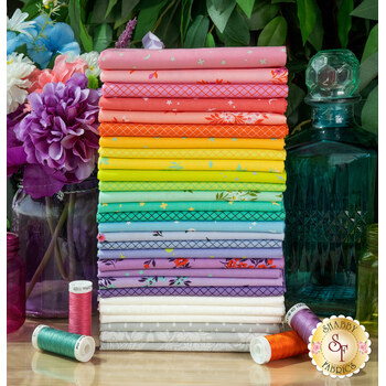 Tula's True Colors 2025  28 FQ Set by Tula Pink for FreeSpirit Fabrics, Image