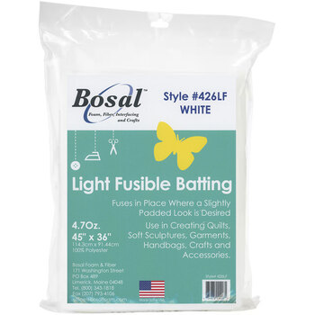  Bosal Single Sided Light Fusible Batting - 36