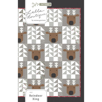 Reindeer Xing Quilt Pattern, Image