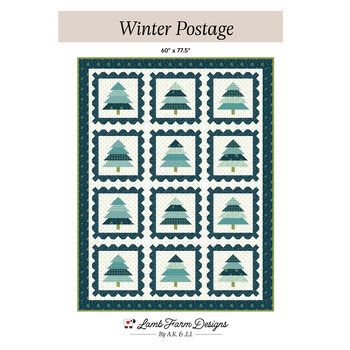 Winter Postage Quilt Pattern, Image