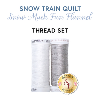  Snow Train Quilt - 2pc Thread Set - RESERVE, Image