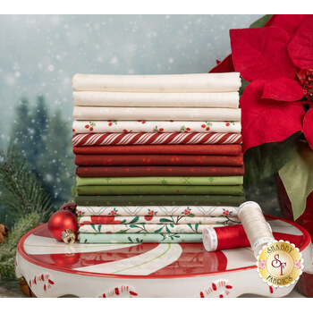 Make it Merry  15 FQ Set by Lamb Farm Designs for Marcus Fabrics, Image