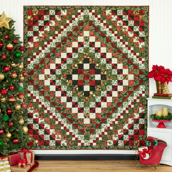 SAMPLE - Trip Around the World Quilt - Christmas Splendor