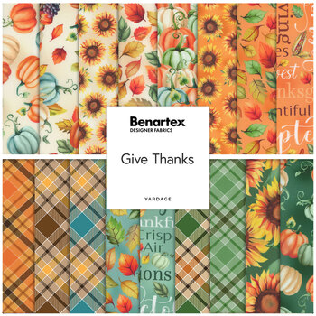 Give Thanks  Yardage by Nicole Decamp for Benartex, Image