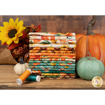 Give Thanks  17 FQ Set by Nicole Decamp for Benartex, Image