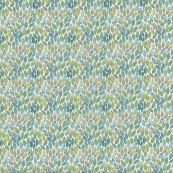 Butterfly Fantasy 8BF-1 Green by Jason Yenter for In The Beginning Fabrics, Image