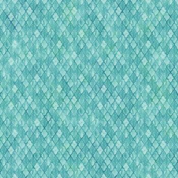 Butterfly Fantasy 10BF-1 Teal by Jason Yenter for In The Beginning Fabrics, Image