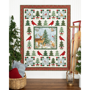 SAMPLE  - Cardinal Forest - Woodland Winter