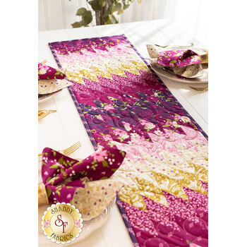 SAMPLE - Bargello Breeze Table Runner & Placemats - Wild Meadow
