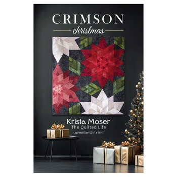 Crimson Christmas Quilt Pattern, Image