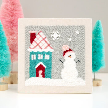  Snowplace Like Home Punch Needle Kit, Image