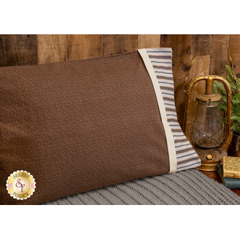  Magic Pillowcase Kit - Farmhouse Flannels III - Standard Size - Brown, Image