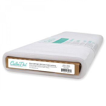 Callie Del - Woven Lightweight Fusible Interfacing - 20