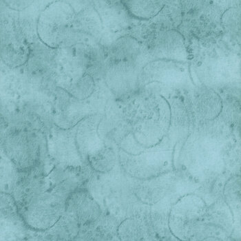 Painter's Watercolor Swirl C680-TURQUOISE by J. Wecker Frisch for Riley Blake Designs, Image