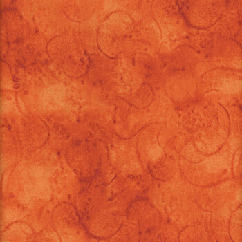 Painter's Watercolor Swirl C680-PUMPKIN by J. Wecker Frisch for Riley Blake Designs, Image