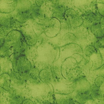 Painter's Watercolor Swirl C680-MEDIUM GREEN by J. Wecker Frisch for Riley Blake Designs, Image