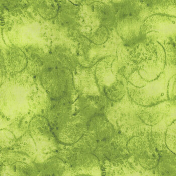 Painter's Watercolor Swirl C680-LIME by J. Wecker Frisch for Riley Blake Designs, Image