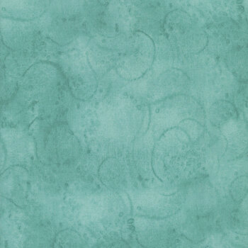 Painter's Watercolor Swirl C680-AQUA by J. Wecker Frisch for Riley Blake Designs, Image