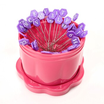 Magnetic Pin Cup - Large - Fortune Fuchsia, Image