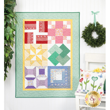  Learn To Quilt Series - Beginner Quilt Kit - Dilly Dally, Image