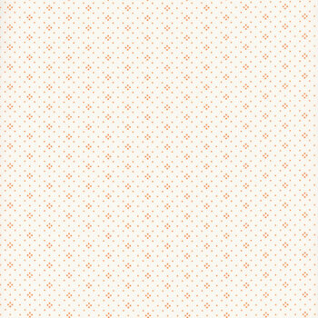 Agatha Road 20488-120 Eyelet Ivory Orange by Fig Tree & Co. for Moda Fabrics, Image