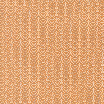 Agatha Road 35415-12 Pumpkin by Fig Tree & Co. for Moda Fabrics, Image