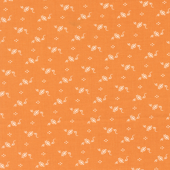 Agatha Road 35416-12 Pumpkin by Fig Tree & Co. for Moda Fabrics, Image