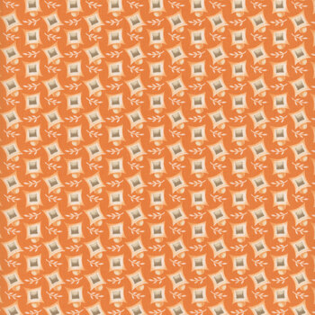 Agatha Road 35414-12 Pumpkin by Fig Tree & Co. for Moda Fabrics, Image