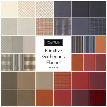 Prairie Gatherings Flannel   Yardage by Primitive Gatherings for Moda Fabrics, Image