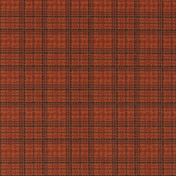 Prairie Gatherings Flannel 49314-21F Rust by Primitive Gatherings for Moda Fabrics, Image