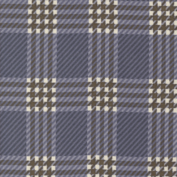 Prairie Gatherings Flannel 49313-16F Indigo by Primitive Gatherings for Moda Fabrics, Image