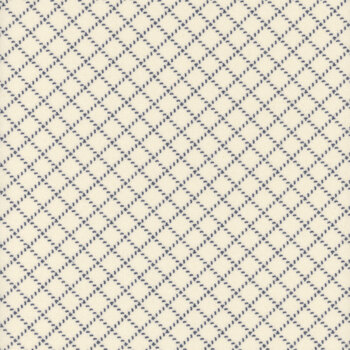 Prairie Gatherings Flannel 49315-27F Porcelain Indigo by Primitive Gatherings for Moda Fabrics, Image