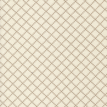 Prairie Gatherings Flannel 49315-11F Porcelain by Primitive Gatherings for Moda Fabrics, Image