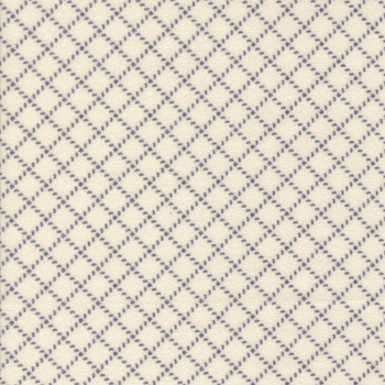 Prairie Gatherings Flannel 49315-11F Porcelain by Primitive Gatherings for Moda Fabrics, Image