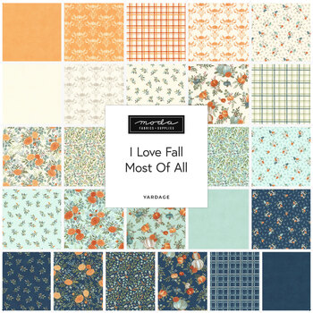 I Love Fall Most Of All  Yardage by Deb Strain for Moda Fabrics, Image