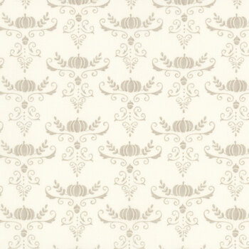 I Love Fall Most Of All 56146-11 Warm White by Deb Strain for Moda Fabrics, Image