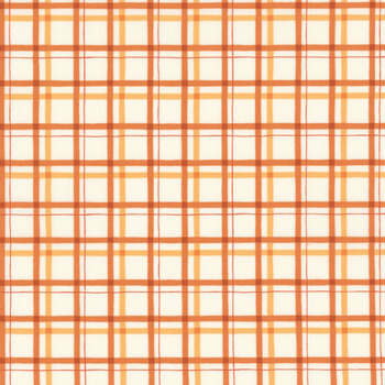 I Love Fall Most Of All 56145-22 Light Pumpkin by Deb Strain for Moda Fabrics, Image