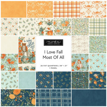 I Love Fall Most Of All  26 FQ Set + Panel by Deb Strain for Moda Fabrics - RESERVE, Image