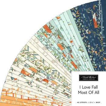 I Love Fall Most Of All  Jelly Roll by Deb Strain for Moda Fabrics - RESERVE, Image