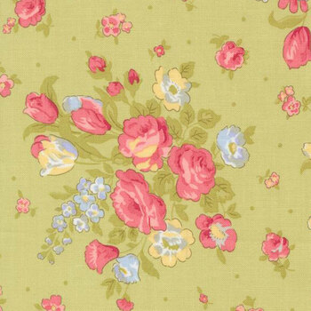 Memory Lane 18780-17 Leaf by Brenda Riddle for Moda Fabrics, Image