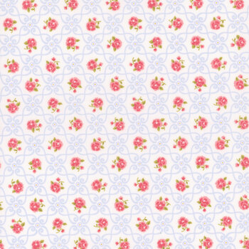 Memory Lane 18782-11 Off White by Brenda Riddle for Moda Fabrics, Image