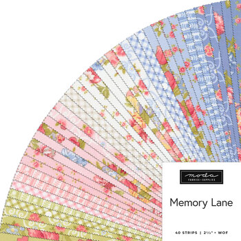 Memory Lane  Jelly Roll by Brenda Riddle for Moda Fabrics - RESERVE, Image