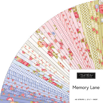 Memory Lane  Jelly Roll by Brenda Riddle for Moda Fabrics - RESERVE, Image