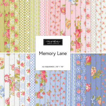 Memory Lane  Layer Cake by Brenda Riddle for Moda Fabrics - RESERVE, Image