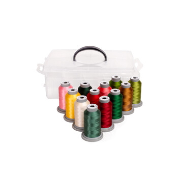 Glide Polyester Thread Kimberbell Quilty Little Christmas Collection, Image