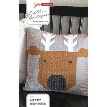 Merry Reindeer Pillow Pattern, Image