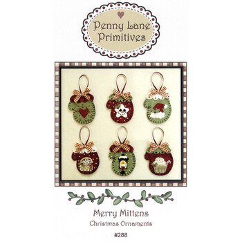 Merry Mittens Ornaments Pattern, Image