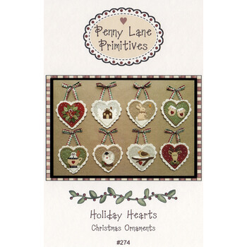 Holiday Hearts Ornaments Pattern, Image